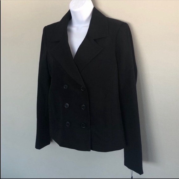 Tommy Hilfiger Double-Breasted Blazer in Black NWT - Picture 3 of 5